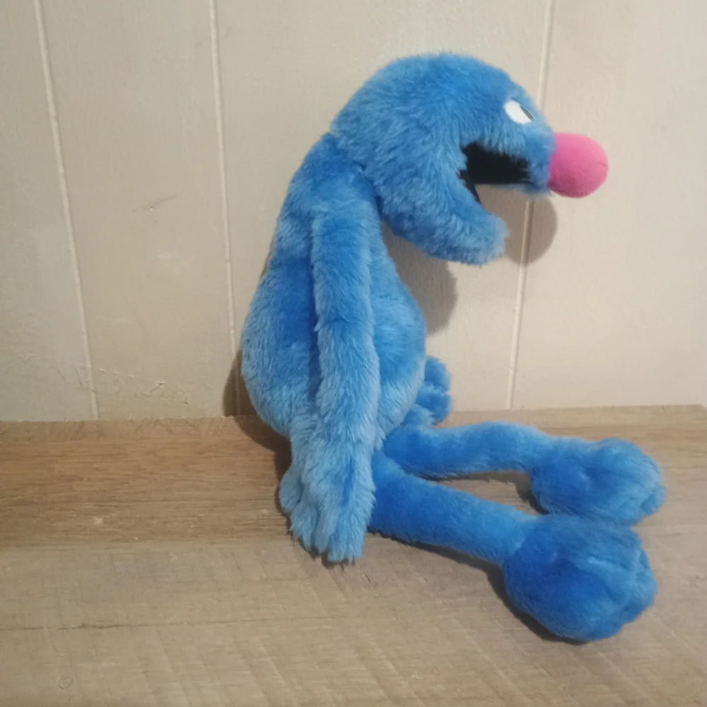 Grover Plush Stuffed Monster Toy Sesame Street Workshop Nanco 2003 17" - Picture 4 of 11